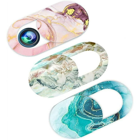 Webcam Cover Slide, Laptop Camera Cover Slide Fit for MacBook Air Pro iPhone iPad Smartphone Mac, iPhone Camera Cover, Camera Blocker Design Protect Your Privacy and Security (3PCS)