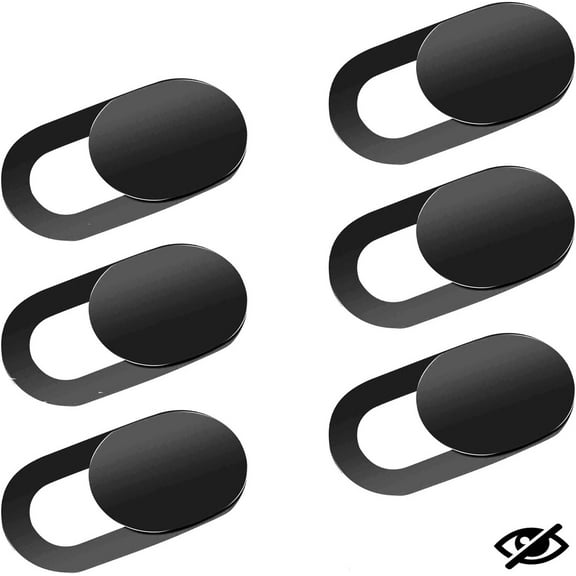 Webcam Cover Slide, Ultra Thin Camera Blocker for Laptop Pc, Computer, Tablet, Protect Your Privacy (6 Pack)