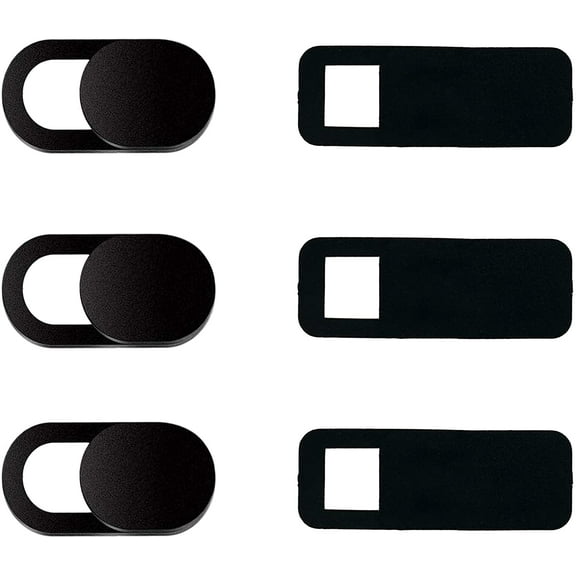 - Webcam Covers, Ultra Thin Slider Web Camera Privacy Cover with Strong Adhesive, Protects Privacy for Most Laptops, Tablets, and Smartphones (6-Pack(O&R))