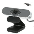thumbnail image 1 of Webcam High Definition 1080P USB Camera for Teaching Conference Live StreamingSilver, 1 of 8