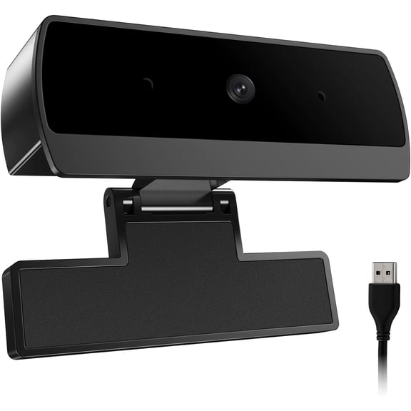 Webcam, K1 Webcams,1080P Video and Wide Angle Camera,Plug and Play Webcam for Online Calling/Conferencing, Zoom/Skype/Facetime/YouTube, Laptop/PC