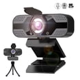 thumbnail image 1 of Webcam with Microphone for Desktop,1080P HD USB Webcam for PC Desktop & Laptop,with Privacy Cover&Webcam Tripod, Plug and Play,for Conferencing and Video Calling, 1 of 9
