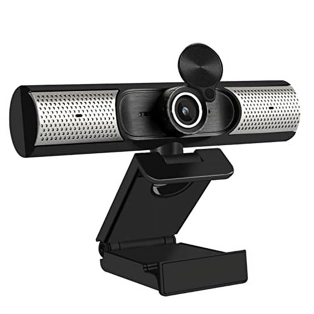 Full HD Black Webcam Mic 1440p Tripod USB - Dubsnatch