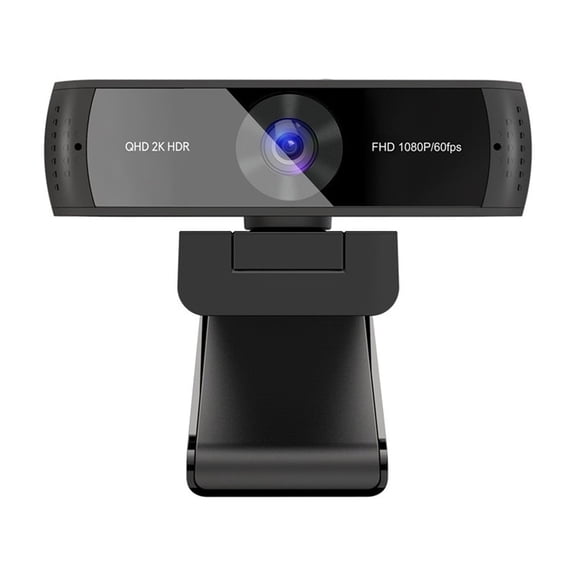 Webcam QHD 2K HDR 30FPS Webcam Autofocus 1080P 60FPS Web Camera With Noise-cancelling Mics And Privacy Cover For Live ,HD Video
