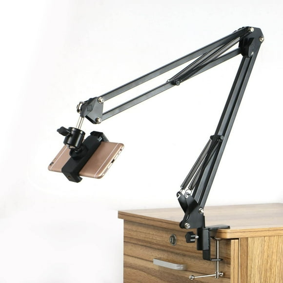 Webcam Stand Webcam Clamp Mount Suspension Scissor Tripod Stand Holder for Live Streaming,Video Recording