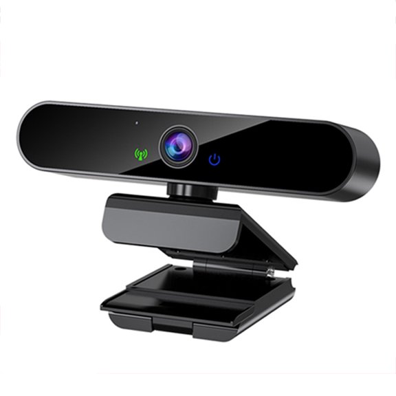 Webcam Streaming For Desktop PC Or Laptop, HD USB Webcam With Autofocus, Auto Light Correction, Noise Reduction Mics, Wide-Angle Lens