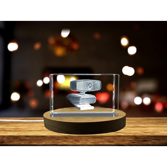 Webcam | Technology Collection 3D Engraved Crystal