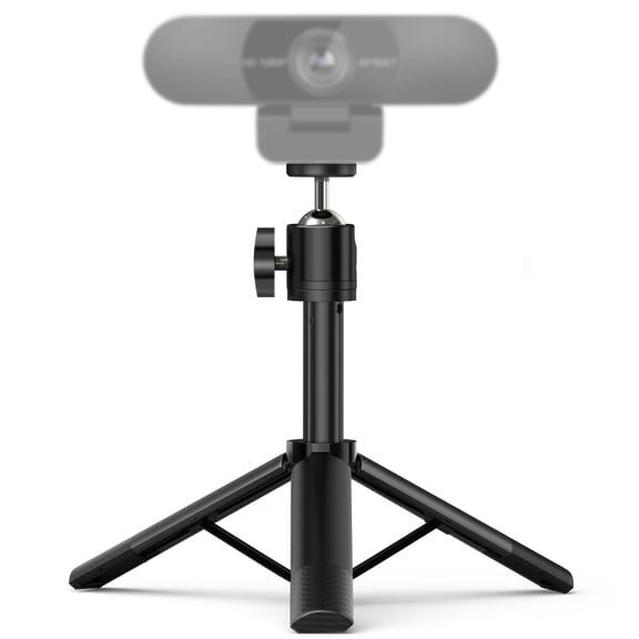 Webcam Tripod, EMEET Professional Webcam Mini Tripod, Adjustable Heights with 360 Swivel Head, Portable&Lightweight, Stable Use, Universal Compatible for Most Webcams/Phones/GoPros/Mirrorless Camera