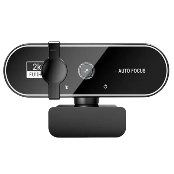 Webcam Video Camera Autofocus Streaming Web Cam with Microphone Full HD Webcams for PC Computer Laptop 2K