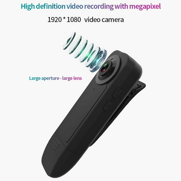 Webcam,Video Camera Body Camera Built-in Battery Vision 1080p Body Battery Vision With Audio Clip-on Camera Built-in Battery Camera 1080p Audio Clip-on Video Clip-on Video Wide Dsfen