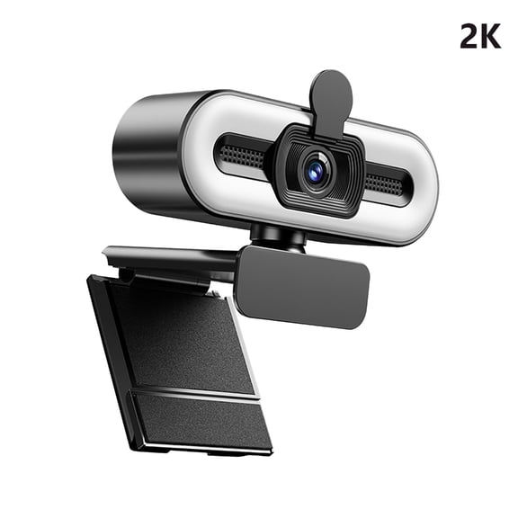 Webcam Wide Angles Camera With Privacy Cover 1080p/2K For Online Teaching Conferencing
