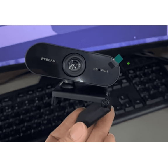 Webcam with Microphone & 1080P, HD Web Cam, Wide Angle Web Cameras, Auto Light Correction, Plug & Play Webcam for Computer PC Laptop