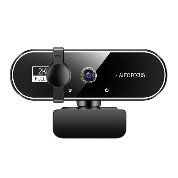 Webcam with Microphone and Autofocus,1080P/2K/4K HD Streaming Camera, Plug & Play,for Meeting/Online Video Calls,Computer Camera with Privacy Cover