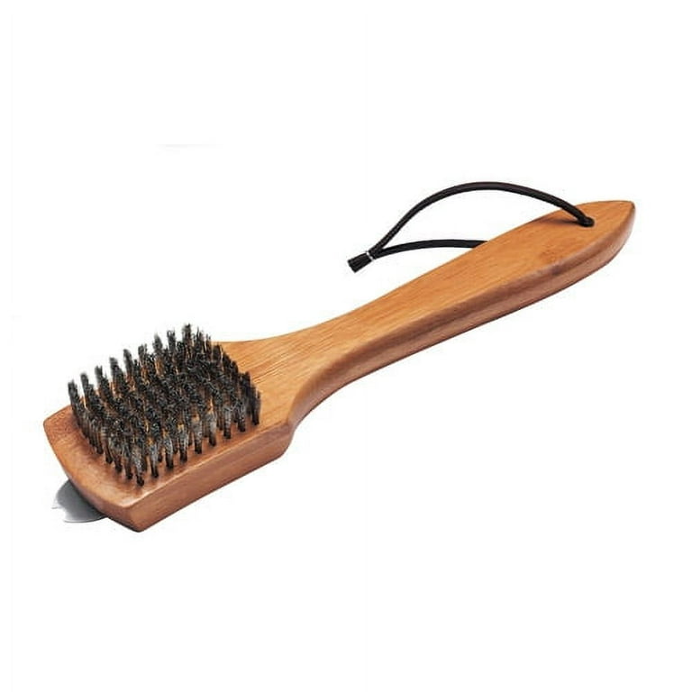 Grill Brush - 12” Bamboo, Care, Grill Brushes