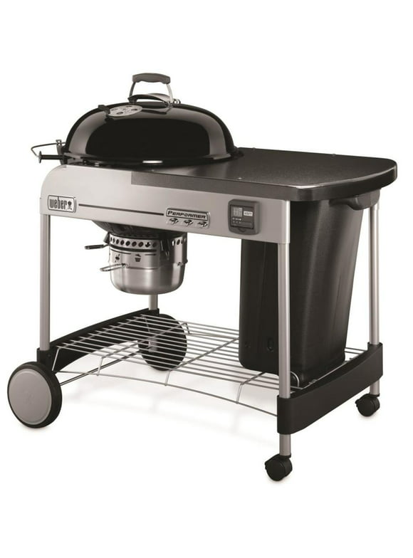 Weber 15401001 Performer Premium Charcoal Grill, Black, 22 In. - Quantity 1