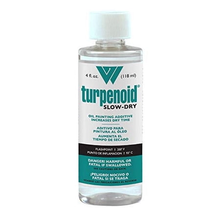 Weber Turpenoid SLOW-DRY Oil Painting Additive, 118ml Bottle, 1 Each
