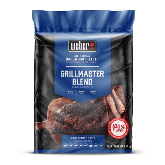 Weber 20 lb Grillmaster Blend All-Natural Hardwood Pellets
