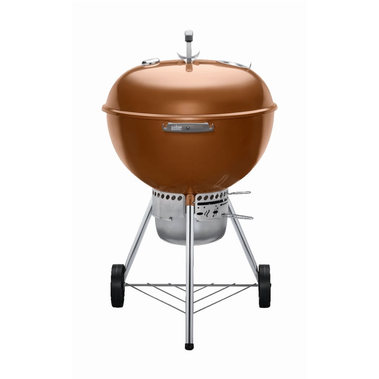 Weber, Charcoal Grill, 22 Inch Premium Kettle, Copper - Walmart.com