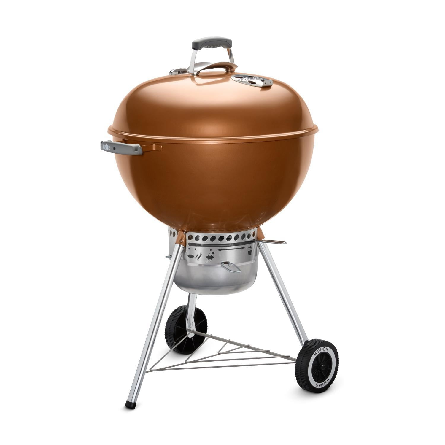Weber 22-Inch Premium BBQ Charcoal Grill - Green - 14407001