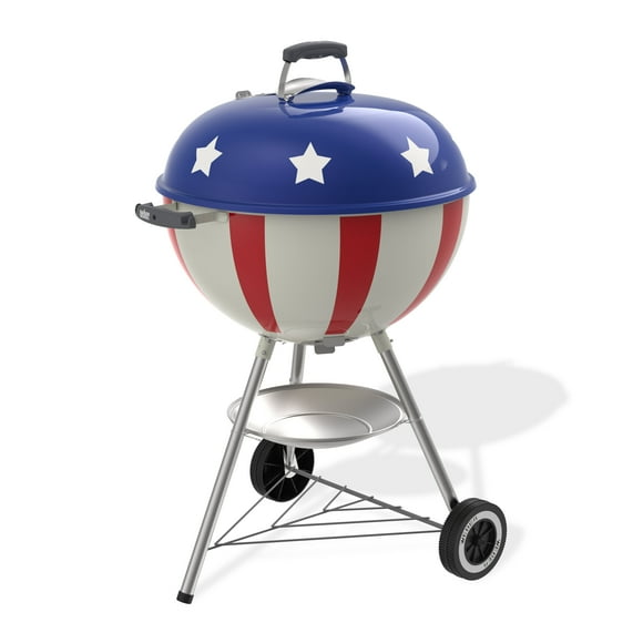 Weber 22" Star Spangled Charcoal Kettle Grill