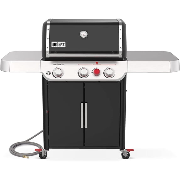 Weber 37310001 Genesis E-325S NG BLK Gas Grill, Black