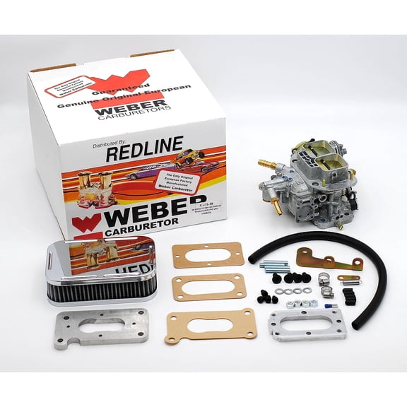 Weber 38 DGES High Performance Carburetor Conversion Kit Compatible with Mazda B200, B2200