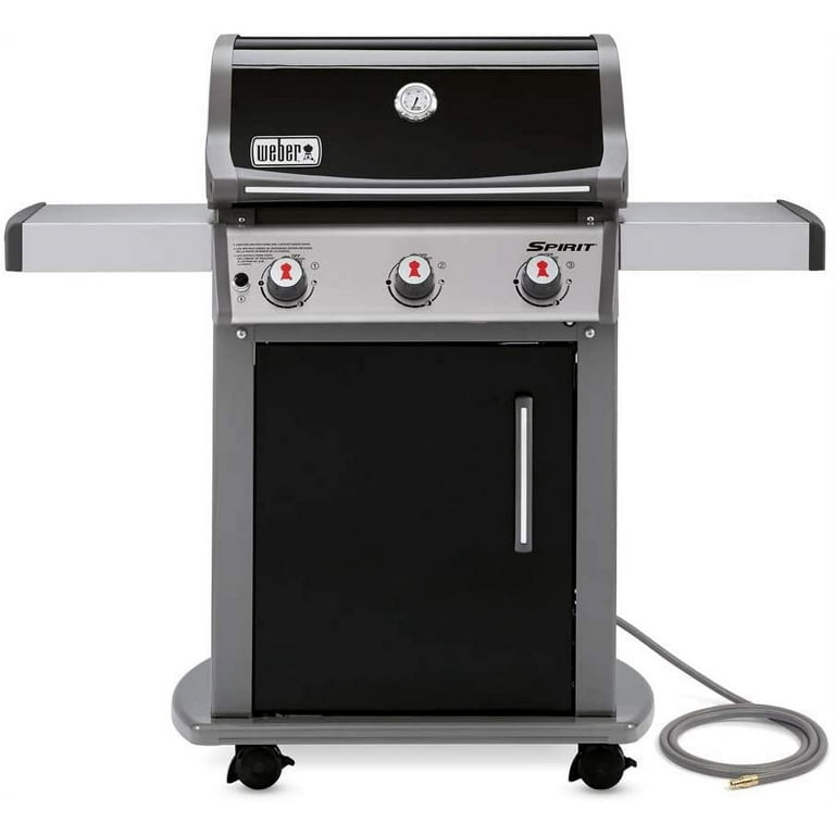 Weber Spirit E-310 Natural Gas Grill, Black, Ideal for
