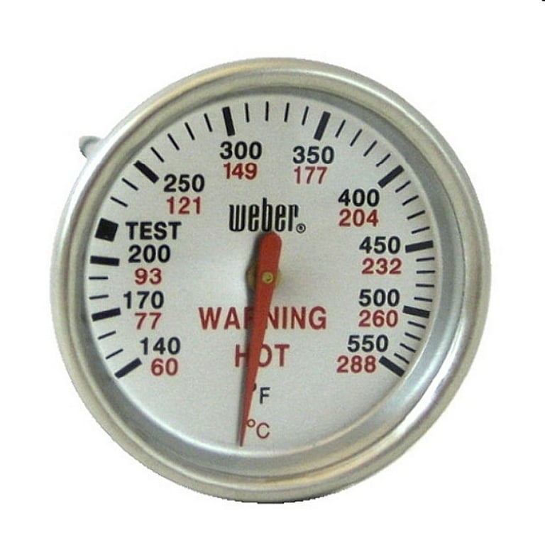 Weber 62538 BBQ Replacement Thermometer for Right-Sided Lid Weber