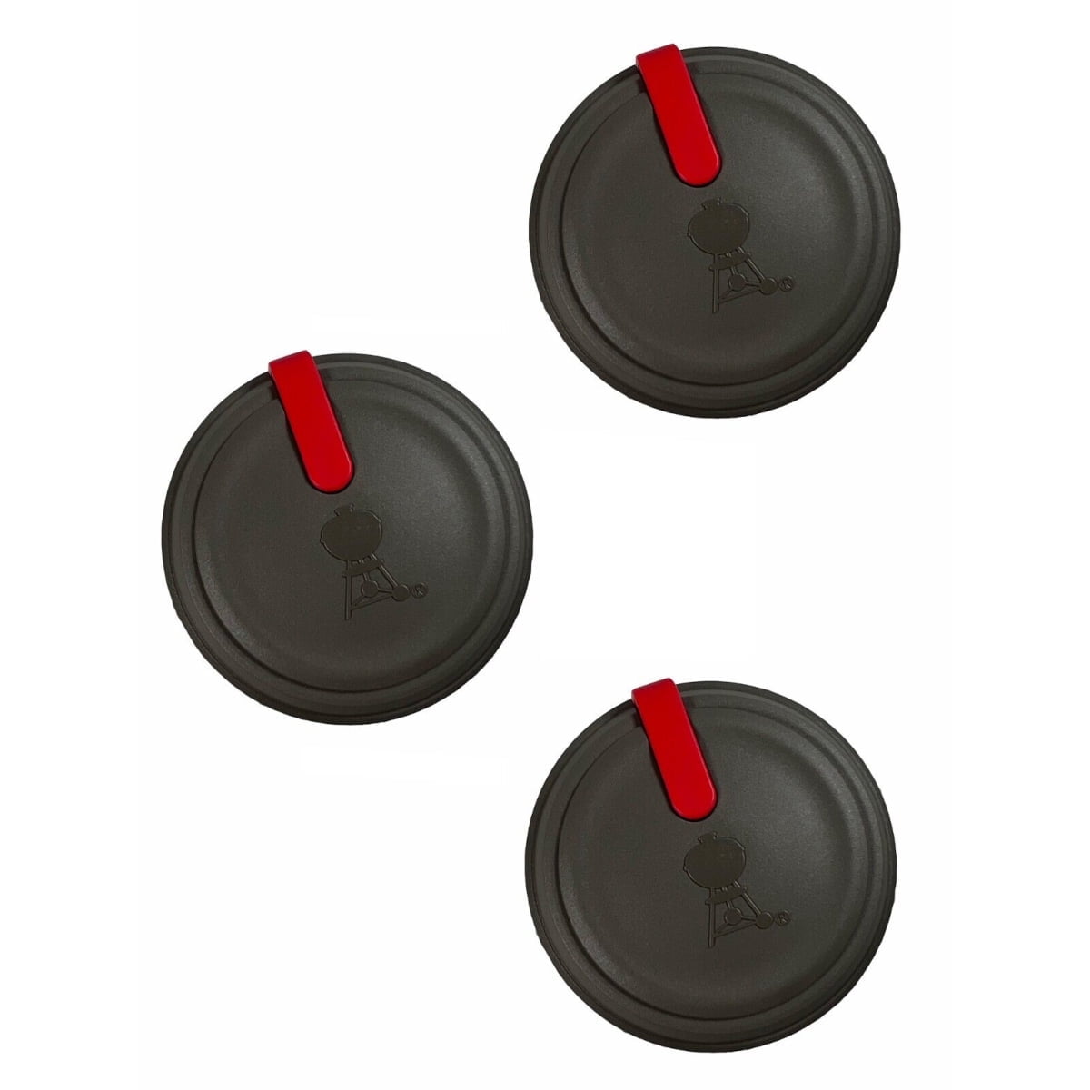 Weber #99242 3 Pack Of Control Knobs For 3 Burner Spirit