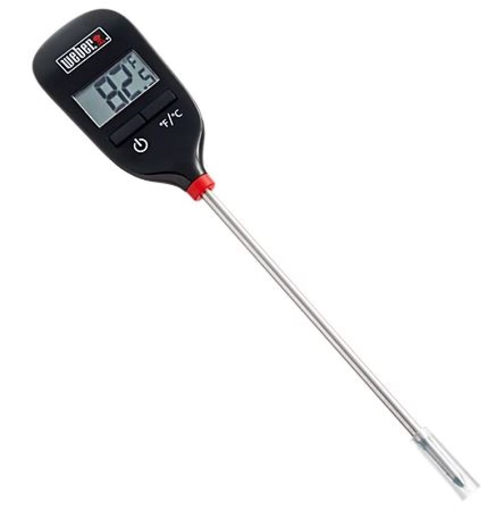 Weber 6750 Instant Read Digital Grill & Meat Thermometer, Black