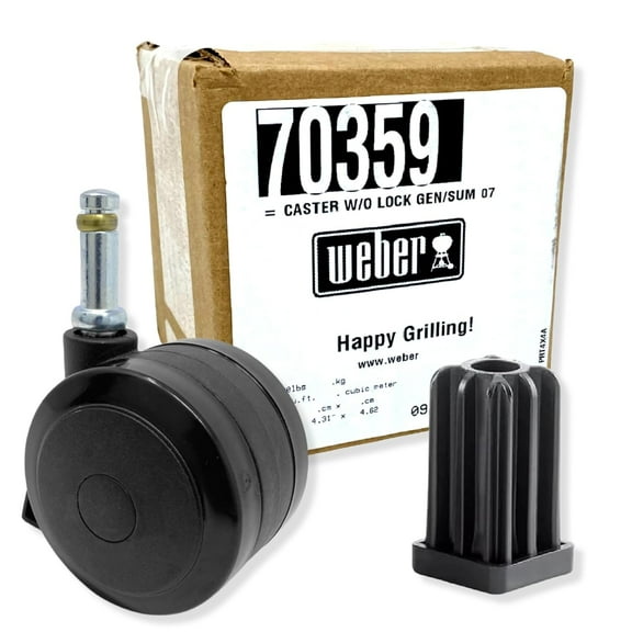Weber # 70359 Fixed Caster with Insert