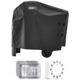 thumbnail image 1 of Weber 7181 Pulse 2000 with Cart Premium Grill Cover Bundle with Aluminum Drip Pans (Set of 3) and Deco Essentials Mechanical 60 Minute Kitchen Timer, 1 of 7