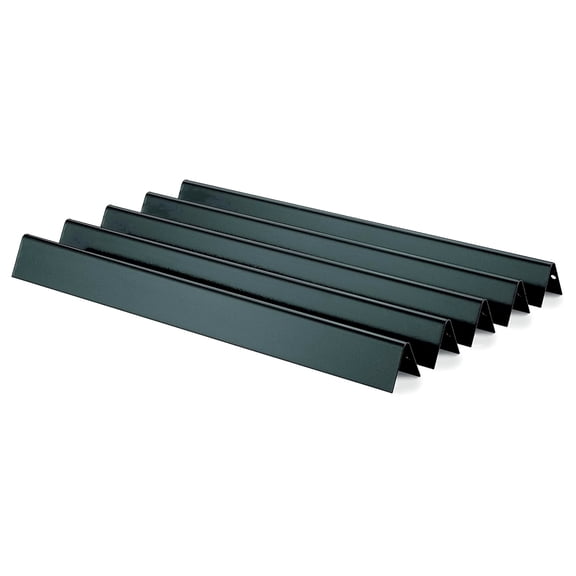 Weber 7539 Porcelain-Enameled Flame Tamer Flavorizer Bars For Genesis Side Mount E-310 & E-320 (2007-2010) Gas Grills - 5-Pieces