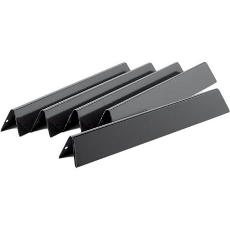 Weber 7621 Porcelain-Enameled Flame Tamer Flavorizer Bars For Genesis 300 Series Gas Grills W/ Front Mounted Control Panel - 5-Pieces