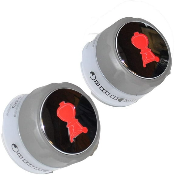 Weber 91538 2 Pack of Lighted Control Knobs for Some Summit Grills, Weber 2 pack of Lighted Control Knobs for some Summit grills By Visit the Weber Store