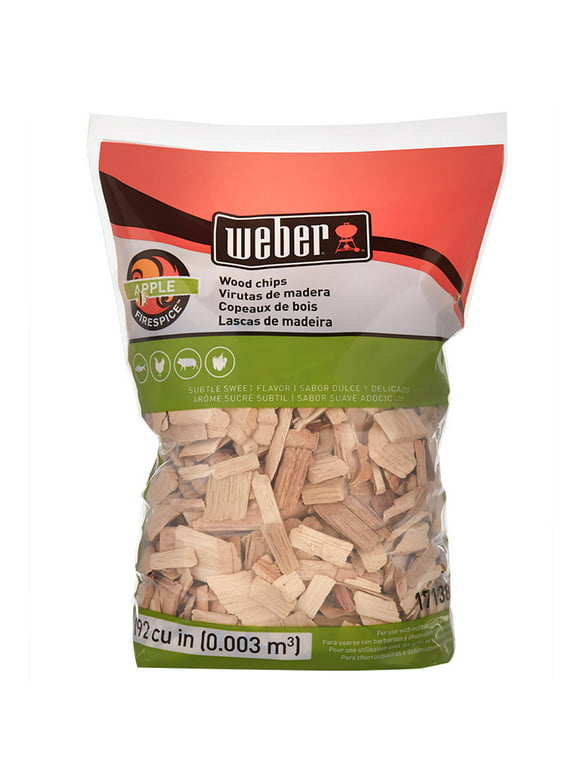 Weber Apple Wood Chips, 192 Cu. In. bag