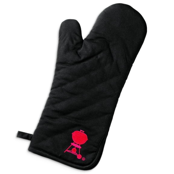 Weber Barbeque Mitt Black with Red Kettle