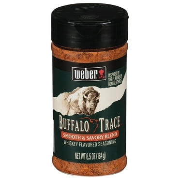 Weber Buffalo Trace Smooth & Savory Blend Whiskey Flavored Seasoning, 6.5 oz