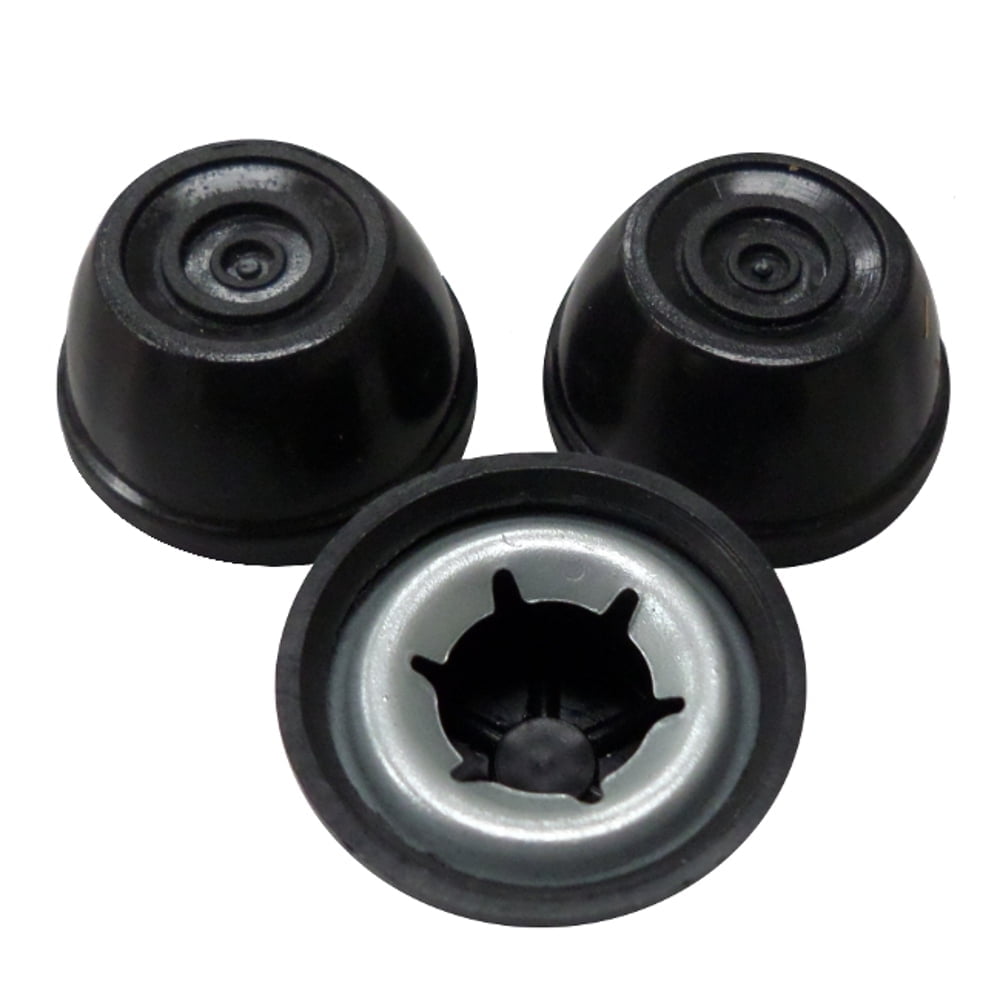 Weber Charcoal Grill Wheel Center Cap Retainer Cover – 3-Pack Hubcaps, Part #987101