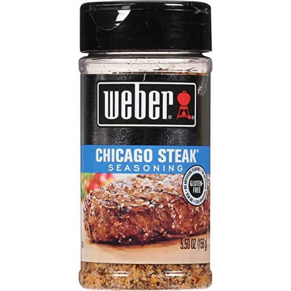 Weber Chicago Steak Seasoning 5.5 Ounce Shaker (Pack of 6)