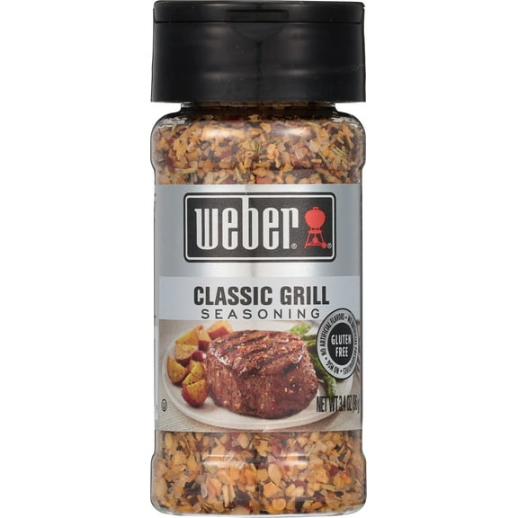 Weber Classic Grill Seasoning, 3.4 Ounce Shaker