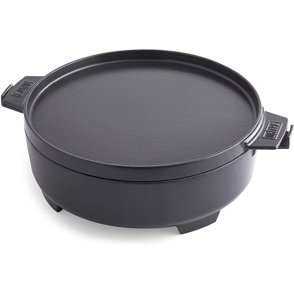 Classic Cuisine 82-KIT1094 Cast Iron Dutch Oven with Lid - 6 qt. 