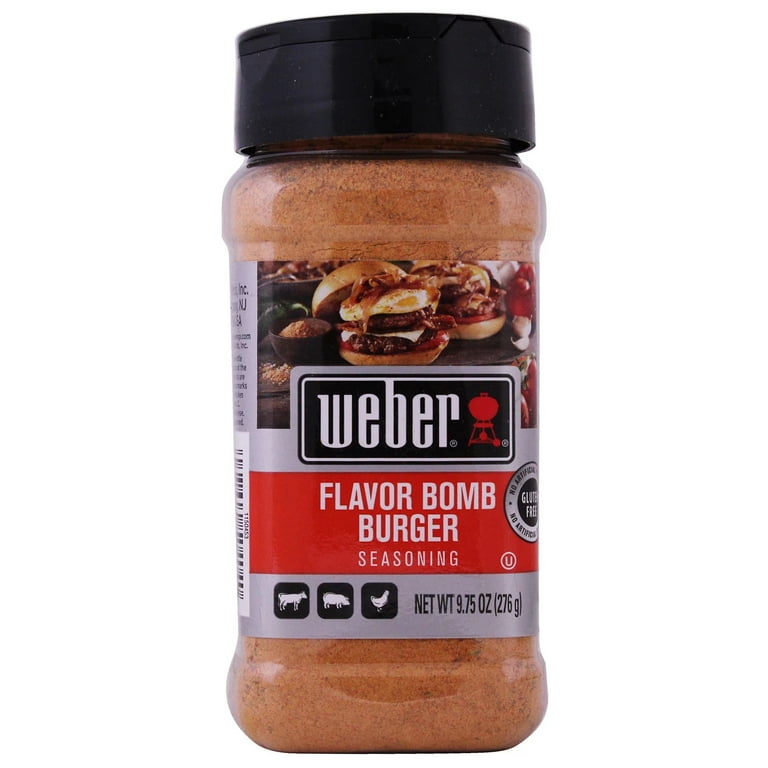 Weber Flavor Bomb Burger Seasoning, 9.75 Ounce 