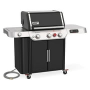 Weber Genesis EX-335 3 Burner Smart Natural Gas Barbecue Grill, Black