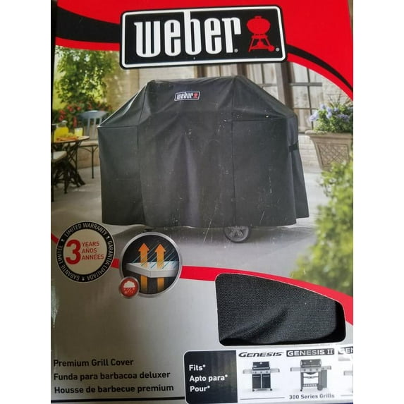 Weber Genesis II 300 Series Grill Cover with Premium Protection