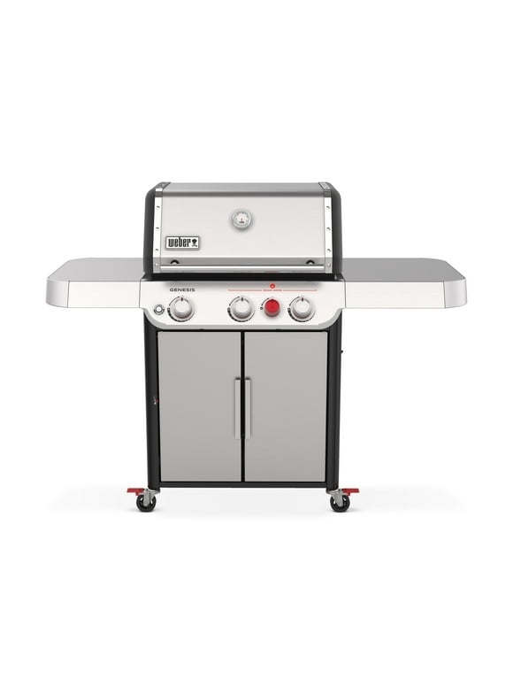 Weber Genesis S-325s 3-Burner Propane Gas Grill in Stainless Steel with Built-In Thermometer