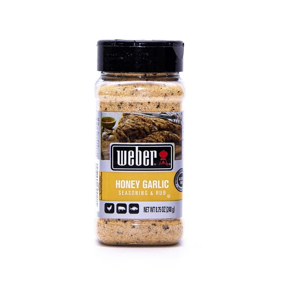 Weber Gluten Free Honey Garlic Seasoning & Rub 8.75 oz