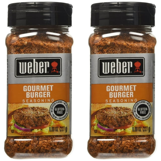Weber Gourmet Burger Seasoning - 8 Ounce (2 Pack)
