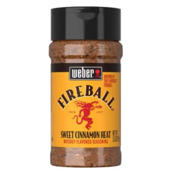 WEBER FIREBALL™️ WHISKEY FLAVORED SEASONING, 3.5 oz. (65027)