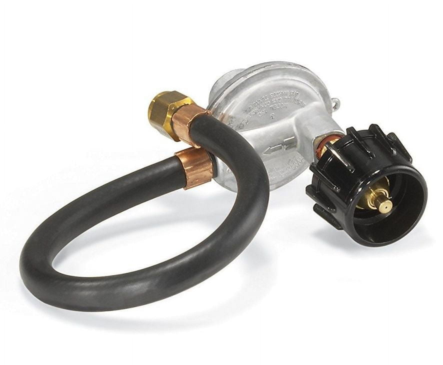 21-Inch Black Rubber Hose and Regulator Kit for Gas Grills